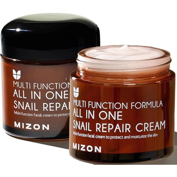 MIZON TWICE YOUNGER SET OF 2: ALL IN ONE SNAIL REPAIR CREAM (75ML X 2) - Image 1